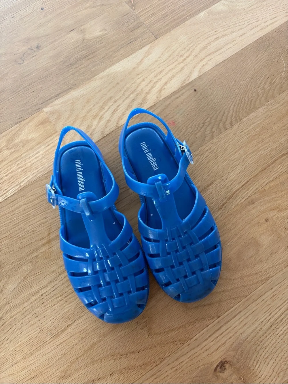 Mini Melissa possession Kids Blue Jelly Sandals